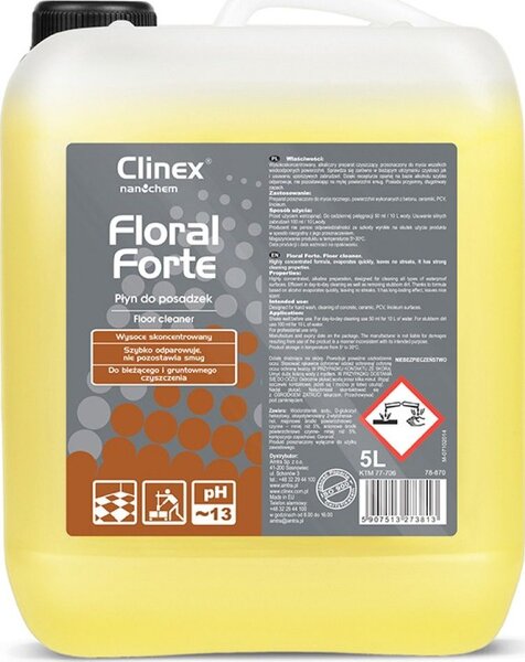 CLINEX Floral Forte 5L tekoči koncentrat za čiščenje in nego tal