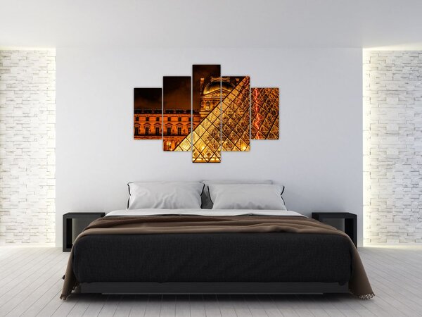 A párizsi Louvre képe (150x105 cm)