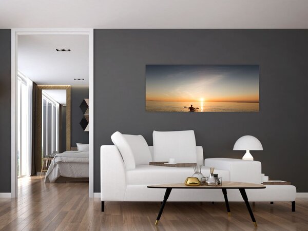 Kép - kajak a tengeren (120x50 cm)