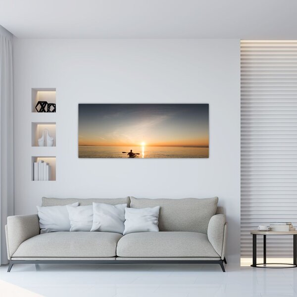 Kép - kajak a tengeren (120x50 cm)