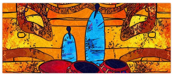 Kép - Ősi festészet (120x50 cm)