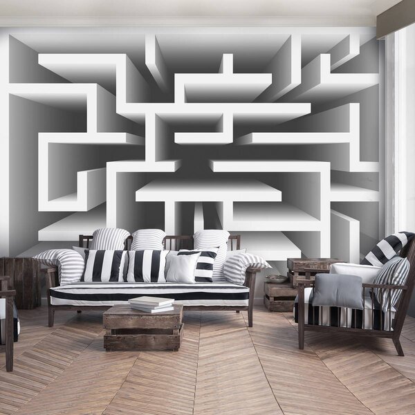 Fotótapéta - 3D labirintus (152,5x104 cm)