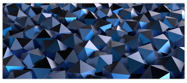 Absztrakciós kép (120x50 cm)