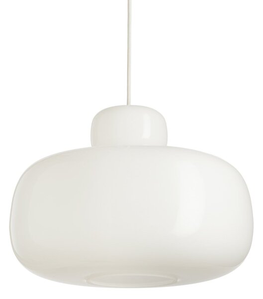 Függőlámpa Woud, Stone, dimmable, Fehér, Konyha, Üveg, Dizájn