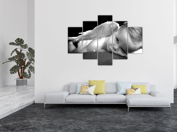 Egy baba angyal képe (150x105 cm)