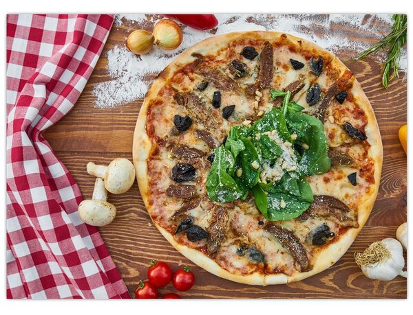 Pizza képe (70x50 cm)