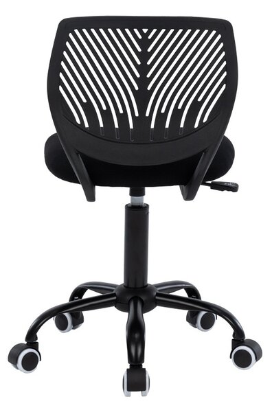 Gyerek irodai szék Kador Pako World, fekete, 52x52x72-94 cm