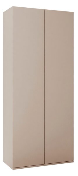 Gardróbszekrény Sermavi 119, Laminált forgácslap, 231x100x46cm, Bézs