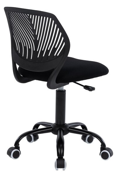 Gyerek irodai szék Kador Pako World, fekete, 52x52x72-94 cm