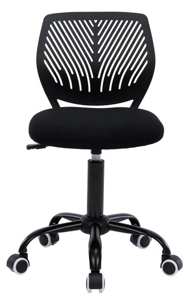 Gyerek irodai szék Kador Pako World, fekete, 52x52x72-94 cm