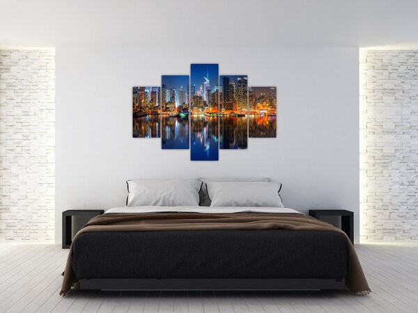 Manhattan képe éjjel (150x105 cm)
