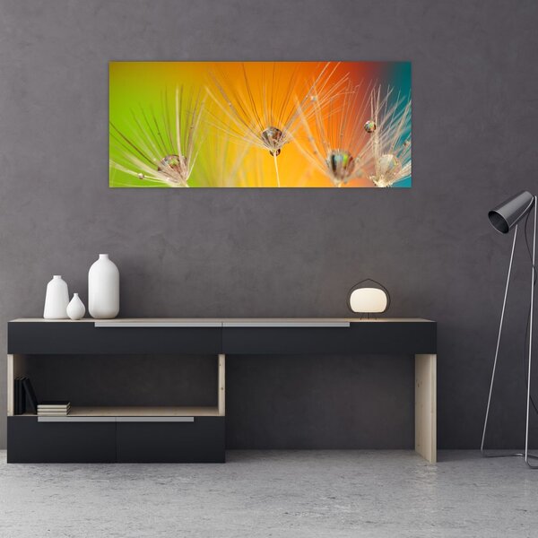 Cseppek a növényen képe (120x50 cm)