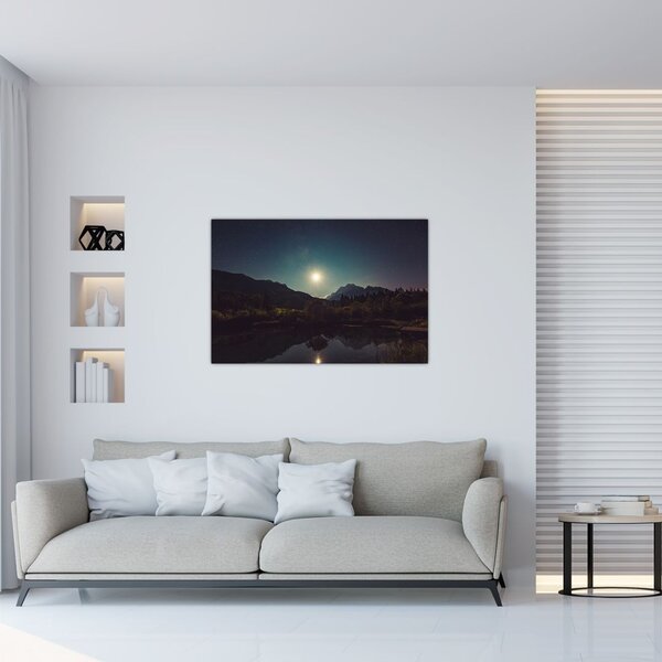 Kép - éjszakai égbolt (90x60 cm)
