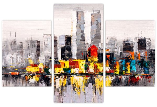 Kép - A nagyváros festménye (90x60 cm)