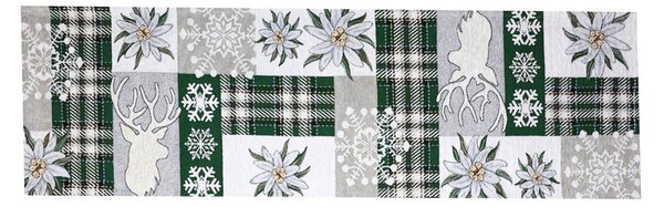 Gobelin terítő "Green Elegance" Chenille IT041