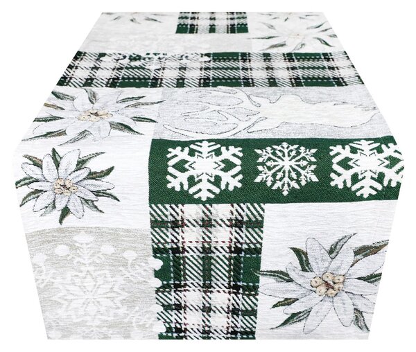 Gobelin terítő "Green Elegance" Chenille IT041