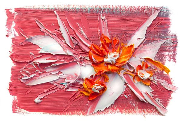 Fotótapéta - Olajvirágok (152,5x104 cm)