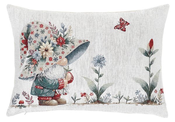 Párnahuzat gobelin Tavaszi manó Chenille IT118