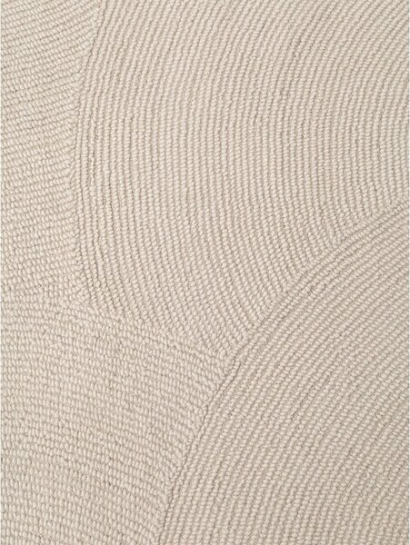 Világos natúr színű kézi szövésű gyapjú szőnyeg 200x300 cm Calmio – Hanse Home