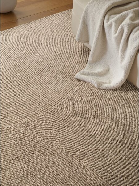 Bézs kézi szövésű gyapjú szőnyeg 200x300 cm Calmio – Hanse Home