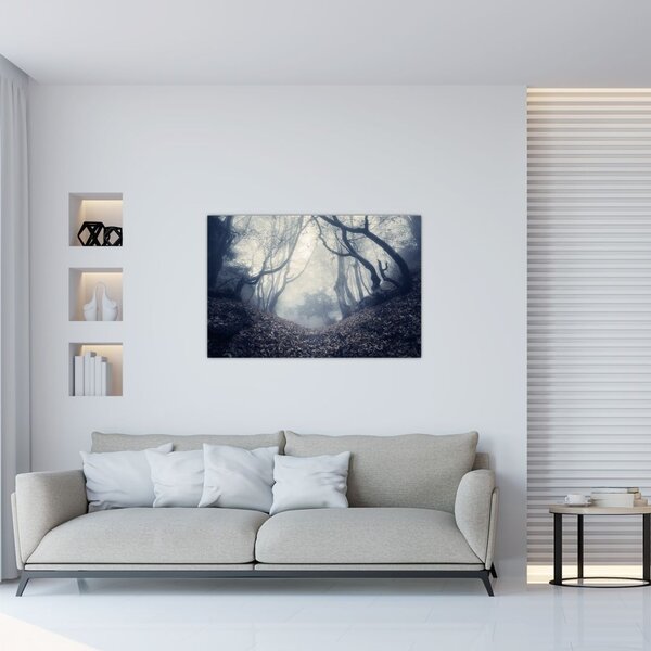 Kép - Erdő a ködben (90x60 cm)