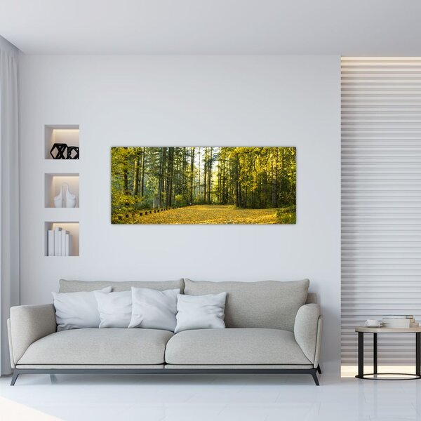 Kép - erdő ősszel (120x50 cm)