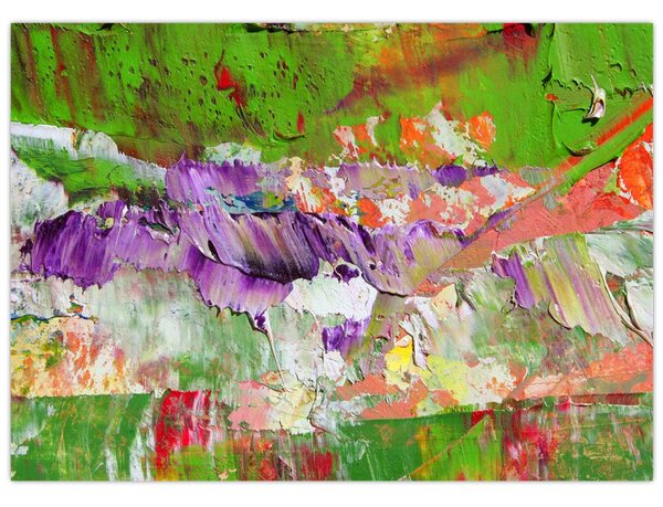 Absztrakció kép - festmény (70x50 cm)