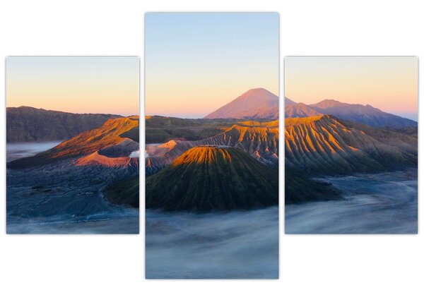 Kép a Bromo-hegyről Indonéziában (90x60 cm)
