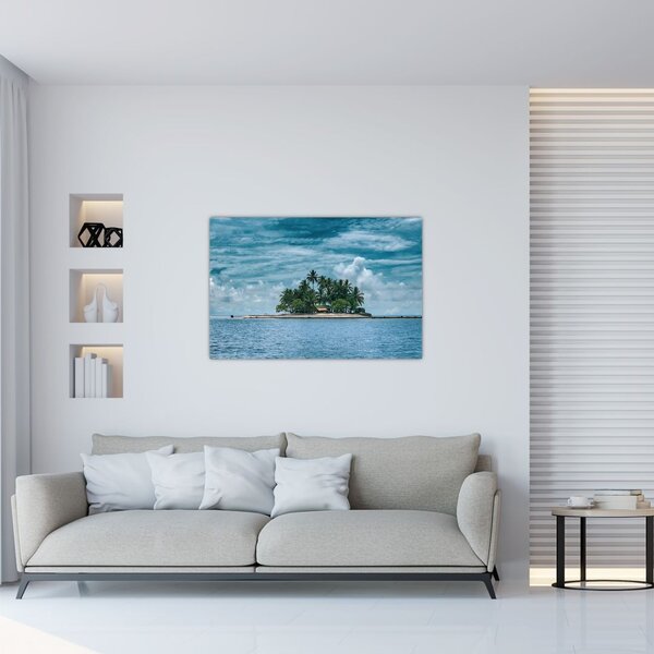 Kép - sziget a tengeren (90x60 cm)