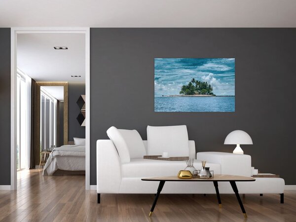 Kép - sziget a tengeren (90x60 cm)