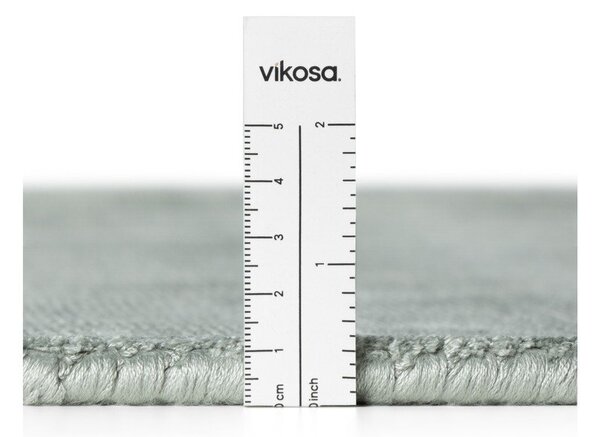 Világoskék kézi szövésű viszkóz szőnyeg 120x180 cm Noemi – Vikosa