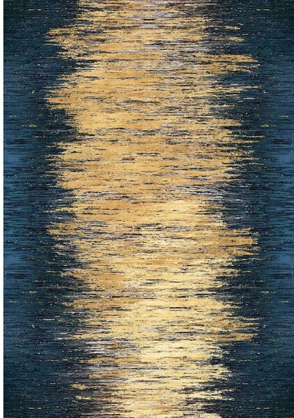 Sárga-sötétkék mosható futószőnyeg 80x200 cm Goldie – Vitaus