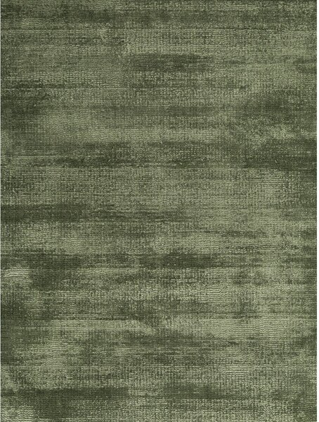 Zöld kézi szövésű viszkóz szőnyeg 80x150 cm Noemi – Vikosa