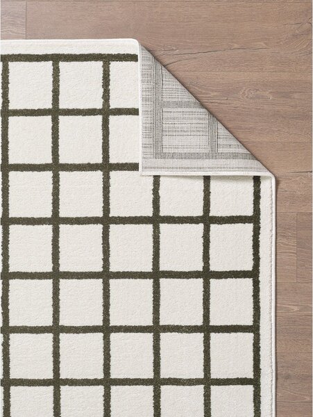 Sötétzöld-krémszínű szőnyeg 120x170 cm Picnic – ESTE