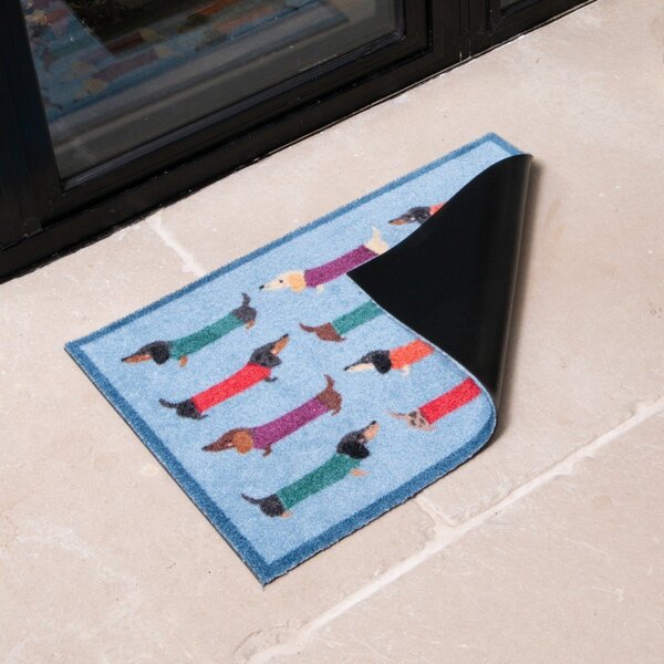 Textil lábtörlő 40x60 cm Dachshund – Artsy Doormats
