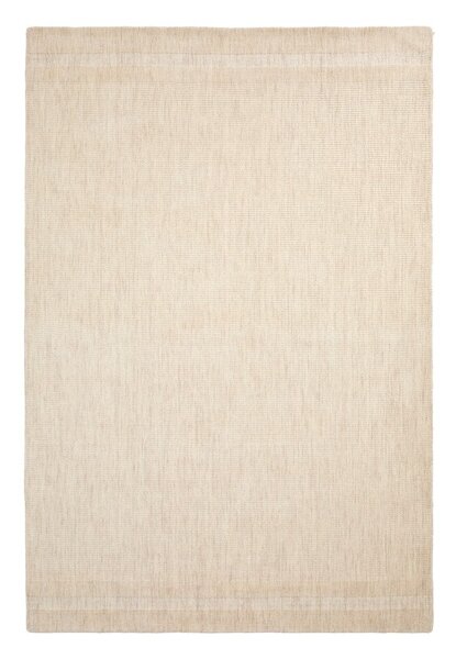 Krémszínű kézi szövésű gyapjú szőnyeg 200x300 cm Dalena – Kave Home