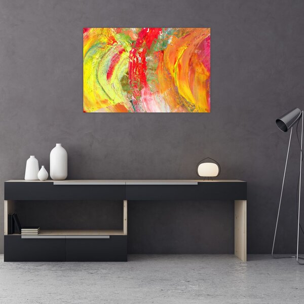 Absztrakció kép - festmény (90x60 cm)