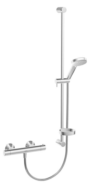 Zuhanyrendszer Hansa Unita termosztatikus csapteleppel króm 48130131