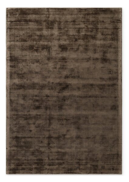 Barna kézi szövésű viszkóz szőnyeg 120x180 cm Noemi – Vikosa