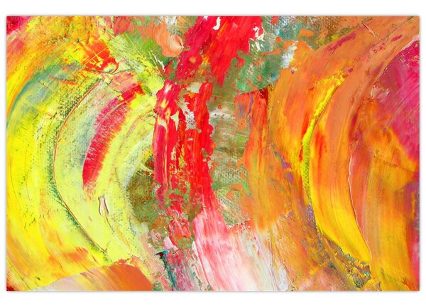 Absztrakció kép - festmény (90x60 cm)