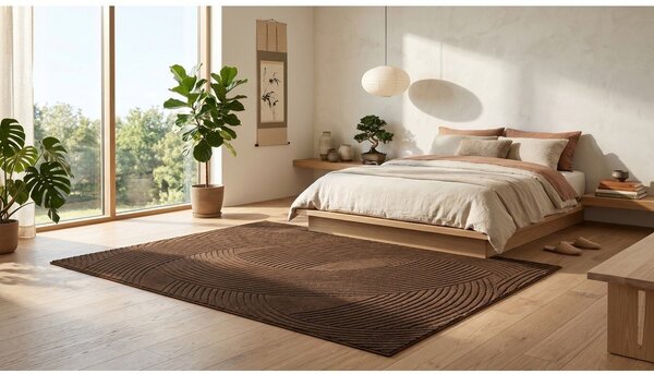 Barna szőnyeg 120x170 cm Zephyr – ESTE