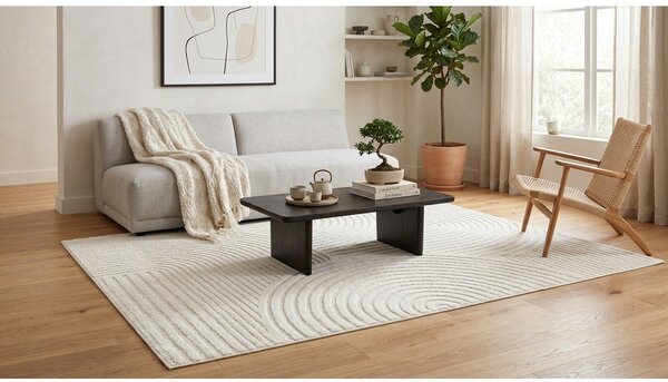 Krémszínű szőnyeg 120x170 cm Whirl – ESTE