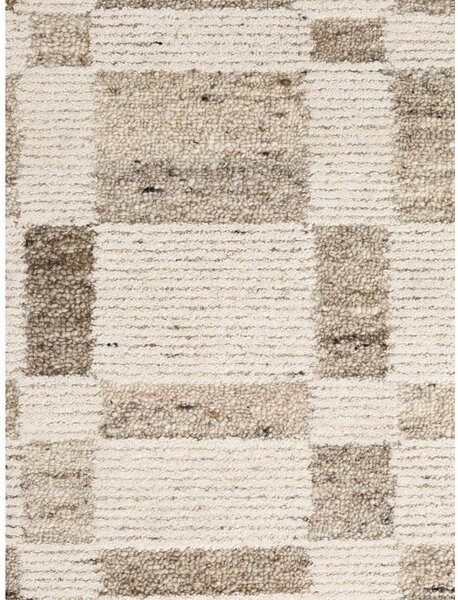 Krémszínű kézi szövésű gyapjú szőnyeg 120x180 cm Boho 1.0 Structa – Vikosa