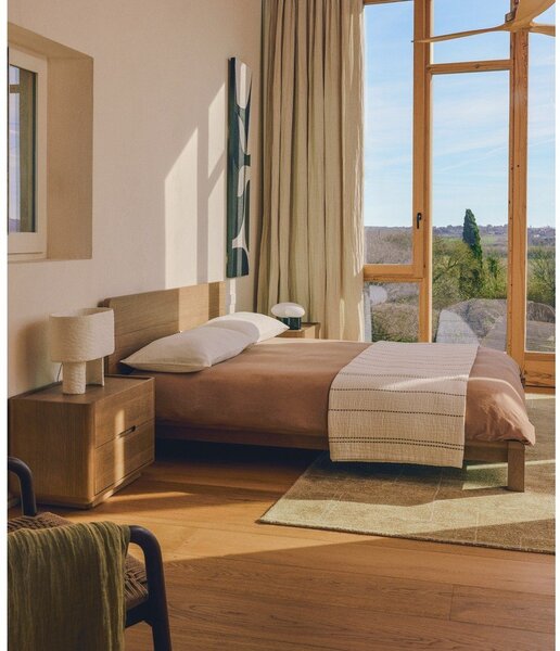 Mustársárga kézi szövésű szőnyeg 160x230 cm Eloda – Kave Home