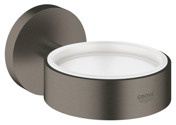Szappantartó Grohe Essentials pohár nélkülicsiszolt Hard Graphite G40369AL1