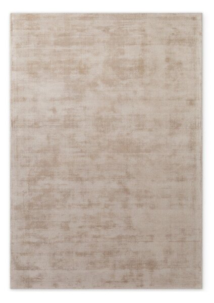 Bézs kézi szövésű viszkóz szőnyeg 80x150 cm Noemi – Vikosa