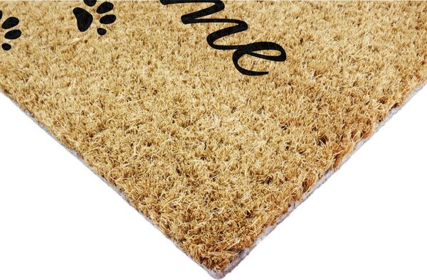 Kókuszrost lábtörlő 60x90 cm Welcome Paws – Artsy Doormats