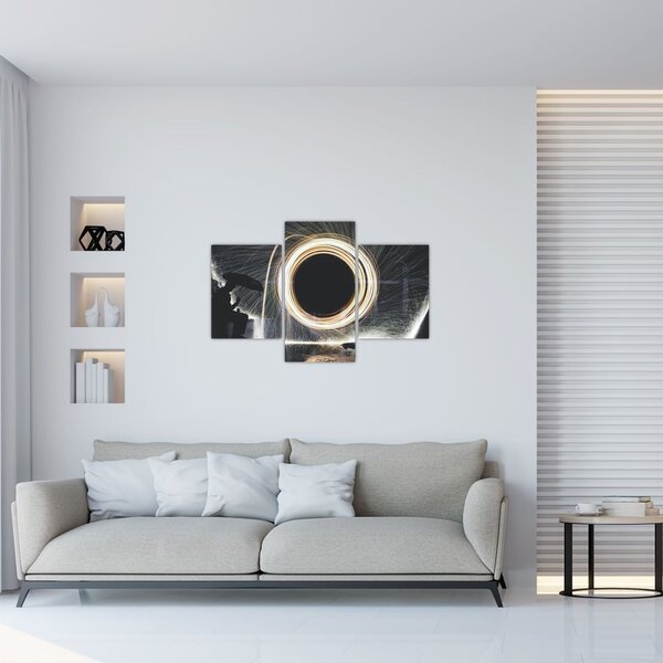 Kép - Világos show az esőben (90x60 cm)