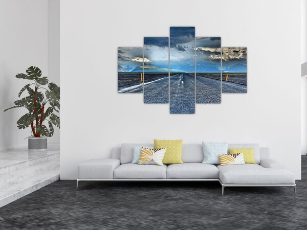 Kép egy viharról az úton (150x105 cm)