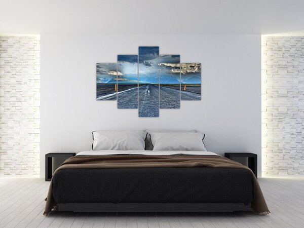 Kép egy viharról az úton (150x105 cm)